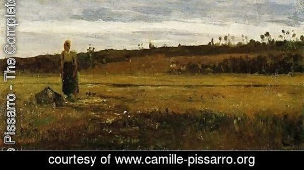 Camille Pissarro - Landscape at Le Varenne-Saint-Hilaire