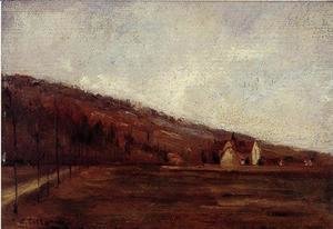 Study for 'The Banks of Marne in Winter"