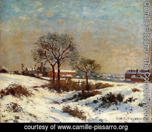 Camille Pissarro - Landscape under Snow, Upper Norwood