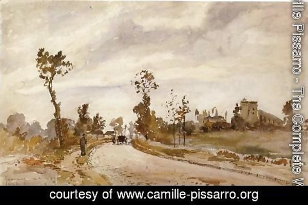Camille Pissarro - Road to Saint-Germain, Louveciennes