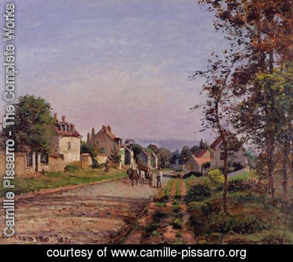 Camille Pissarro - Outskirts of Louveciennes