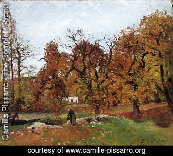 Camille Pissarro - Autumn Landscape, near Pontoise