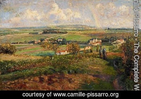 Camille Pissarro - Rainbow, Pontoise