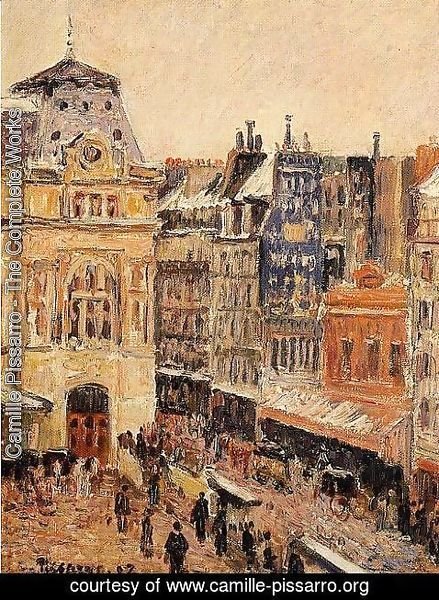 Camille Pissarro - View of Paris, Rue d'Amsterdam