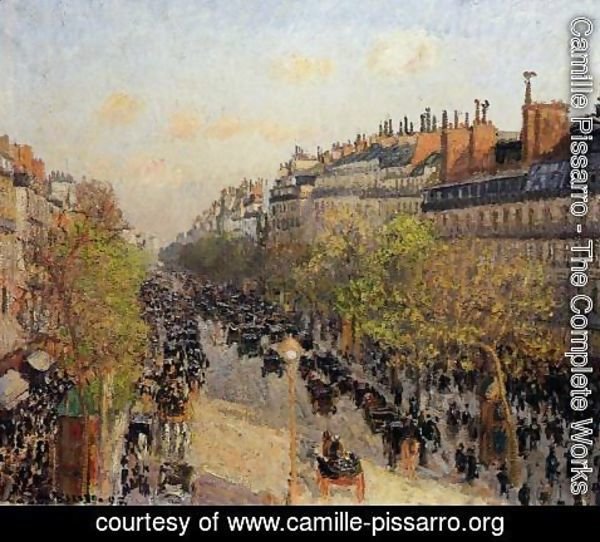Camille Pissarro - Boulevard Montmartre: Sunset