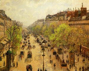 Camille Pissarro - Boulevard Montmartre: Spring