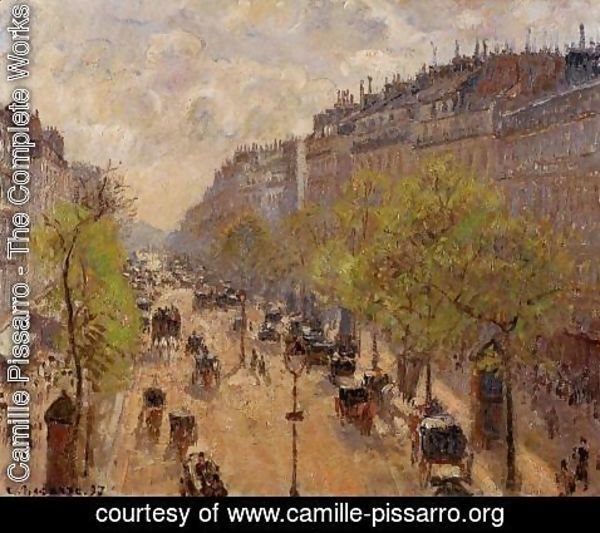 Camille Pissarro - Boulevard Montmartre: Spring I