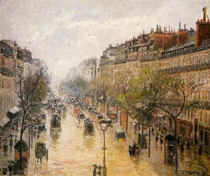 Camille Pissarro - Boulevard Montmartre: Spring Rain