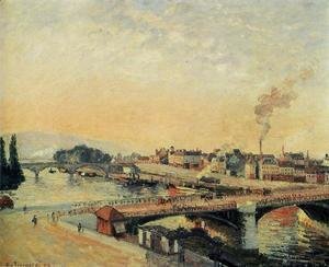 Camille Pissarro - Sunrise, Rouen