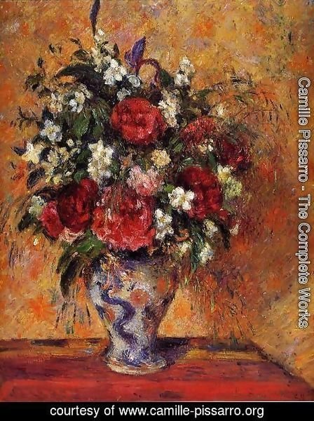 Camille Pissarro - Vase of Flowers