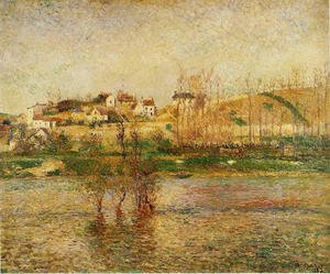 Camille Pissarro - Flood in Pontoise