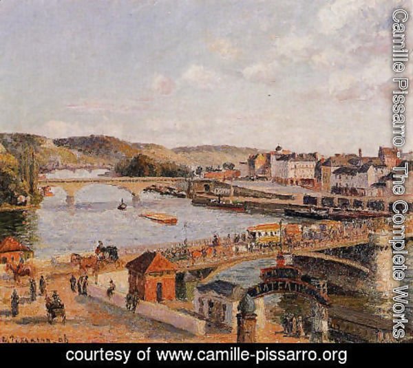 Camille Pissarro - Afternoon, Sun, Rouen