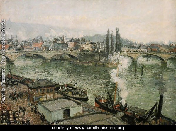 The Pont Corneille , Rouen: Grey Weather