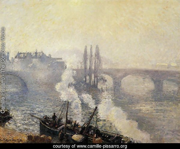 The Pont Corneille , Rouen: Morning Mist