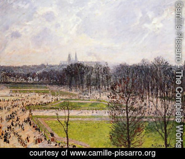 Camille Pissarro - The Tuileries Gardens: Winter Afternoon