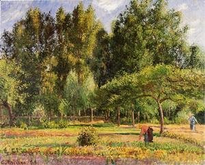 Camille Pissarro - Poplars, Afternoon in Eragny