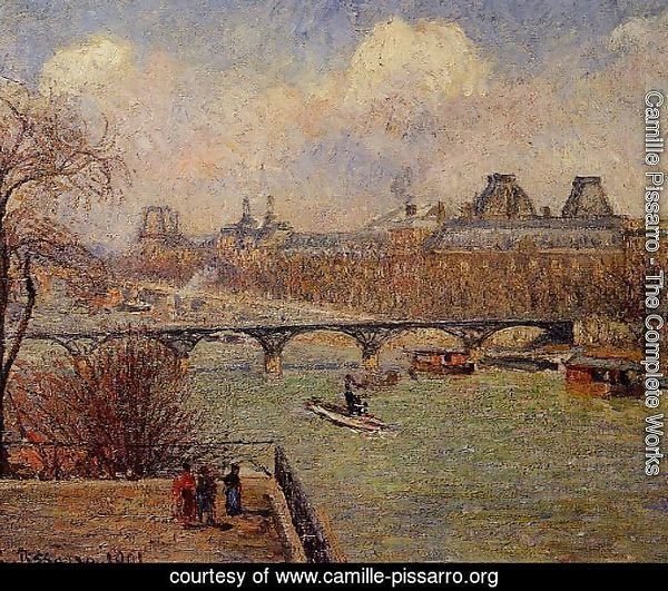 View of the Seine from the Raised Terrace of the Pont-Neuf