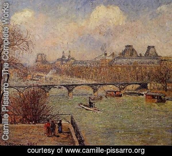 Camille Pissarro - View of the Seine from the Raised Terrace of the Pont-Neuf