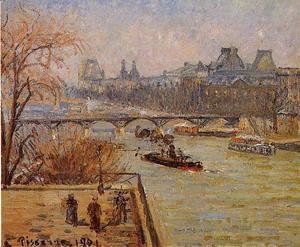 Camille Pissarro - The Louvre II