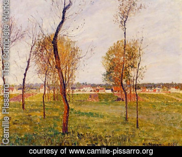 Camille Pissarro - A Meadow in Moret