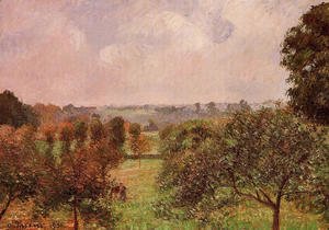 Camille Pissarro - After the Rain, Autumn, Eragny