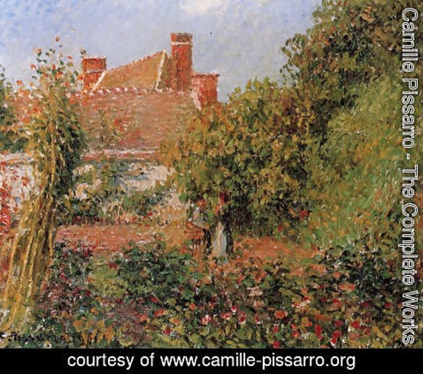 Camille Pissarro - Kitchen Garden in Eragny, Afternoon