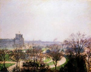Camille Pissarro - The Tuileries Gardens