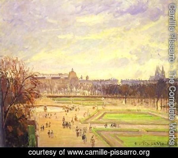Camille Pissarro - The Tuileries Gardens I
