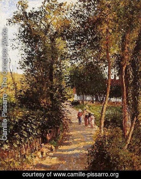 Camille Pissarro - Route de Berneval0le-Petit