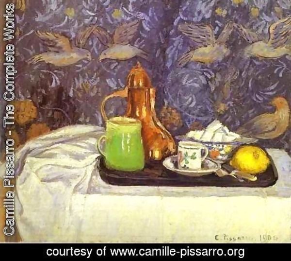 Camille Pissarro - Still Life with a Coffee Pot