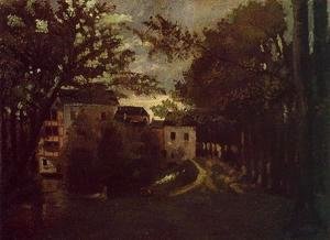 Camille Pissarro - The Mill at La Roche Goyon