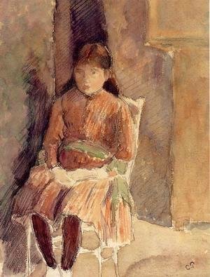 Camille Pissarro - Portrait of Jeanne, the Artist's Daughter