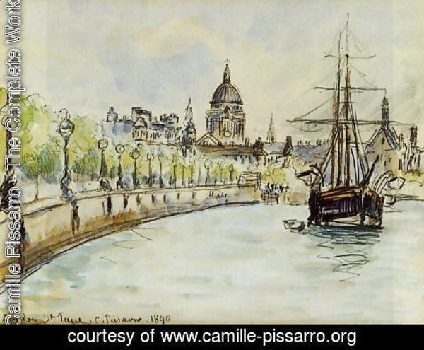 Camille Pissarro - London, St. Paul's Cathedral