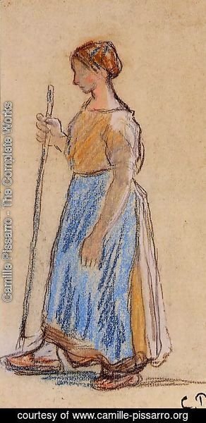Camille Pissarro - Peasant Woman