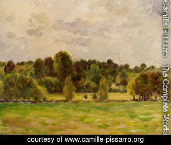 Camille Pissarro - Eragny, Twilight