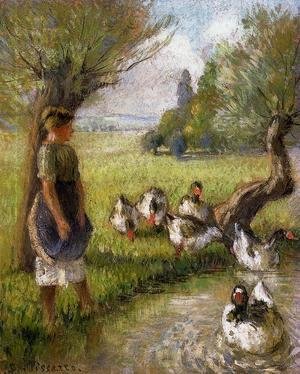 Camille Pissarro - Goose Girl
