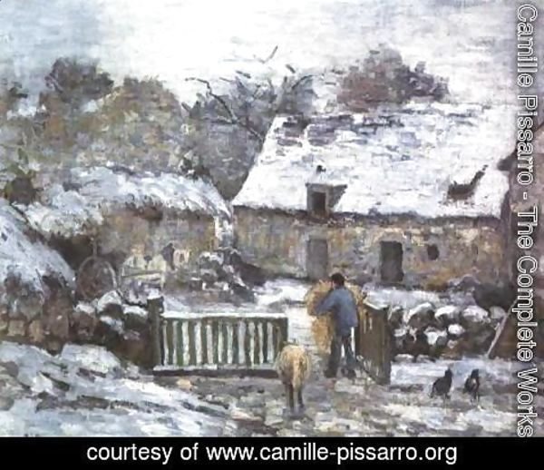 Camille Pissarro - Farm at Montfoucault
