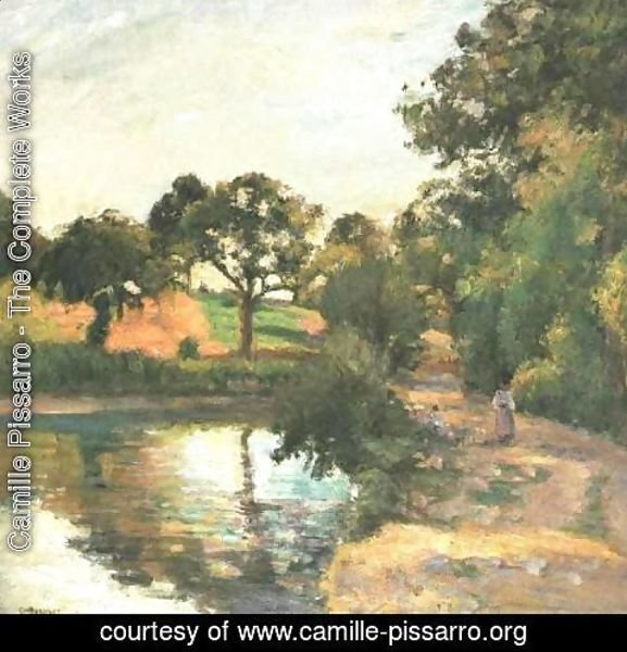 Camille Pissarro - Bridge at Montfoucault