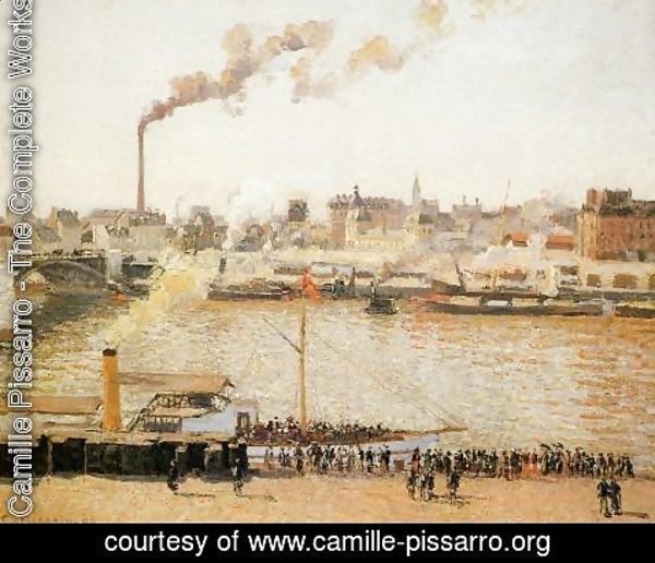 Camille Pissarro - Rouen, Saint-Sever: Morning