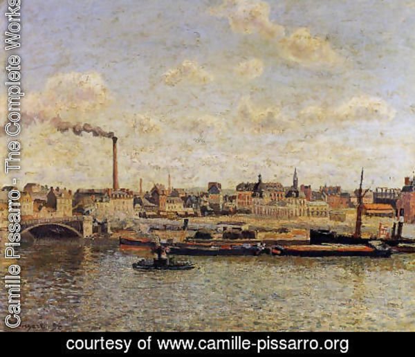 Camille Pissarro - Rouen, Saint-Sever: Afternoon