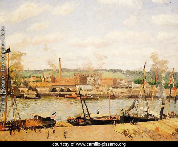 View of the Cotton Mill at Oissel, near Rouen