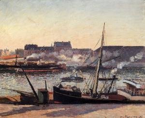 Camille Pissarro - The Docks, Rouen: Afternoon