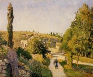 Camille Pissarro - Landscape at l'Hermitage, Pontoise