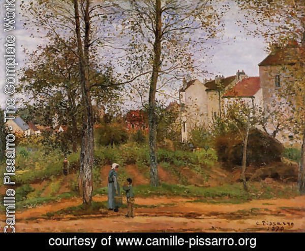 Camille Pissarro - Landscape near Louveciennes