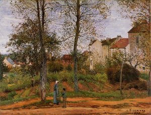 Camille Pissarro - Landscape near Louveciennes