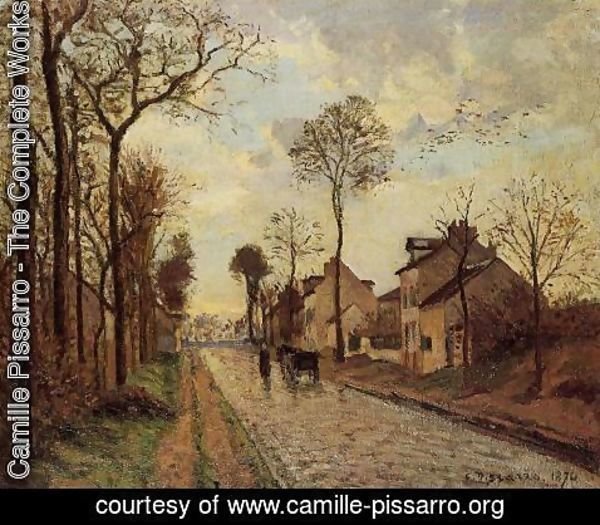 Camille Pissarro - Road in Louveciennes