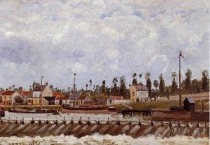 Camille Pissarro - Pontoise Dam