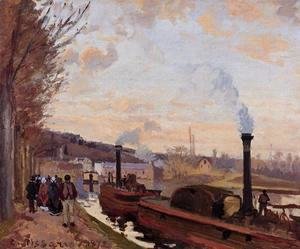 Camille Pissarro - The Seine at Port-Marly