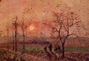 Camille Pissarro - Sunset