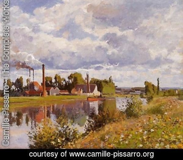 Camille Pissarro - The Oise on the Outskirts of Pontoise